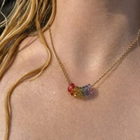Image 2 of Rainbow loop necklace