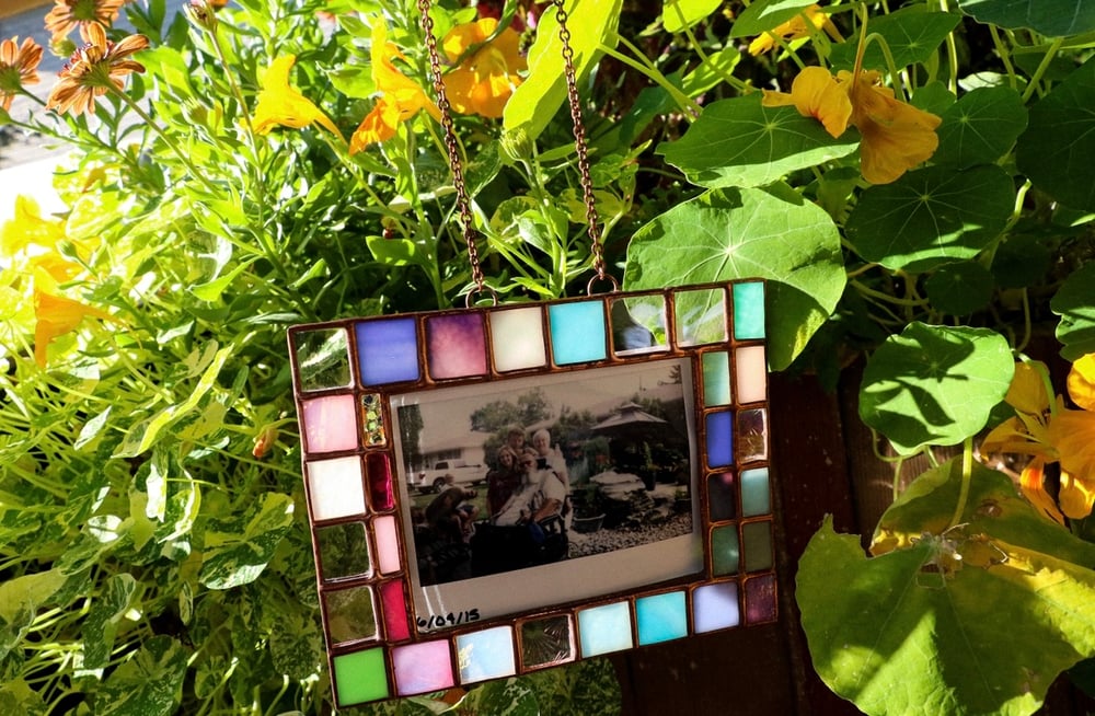 Image of Checkered Photo Frame 