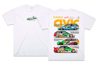 CHRNCLS "Mooncraft JACCS" Tribute Civic T-Shirt WHITE [PRE-ORDER]