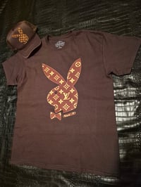 Image 4 of PlayBoy Bunny "DIFFERNT" Tshirt & Hat Set🐰⚖️‼️