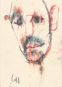 Image 2 of Absorb - Sketchbook Drawing in Soft Pastels on Paper 