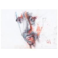 Image 1 of Murray - Sketchbook Drawing in Soft Pastels on Paper 