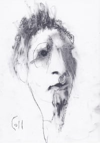 Image 2 of James- Sketchbook Drawing in Soft Pastel on Paper 