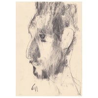 Image 1 of Belong - Sketchbook Drawing in Charcoal on Paper 
