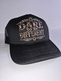 Image 7 of Playboy Bunny LouisVitton Print "DIFFERENT" Hats