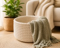 Image 2 of ELARA Medium Catch-All Basket 
