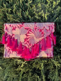 Image 1 of Fuchsia & Gold Crossbody