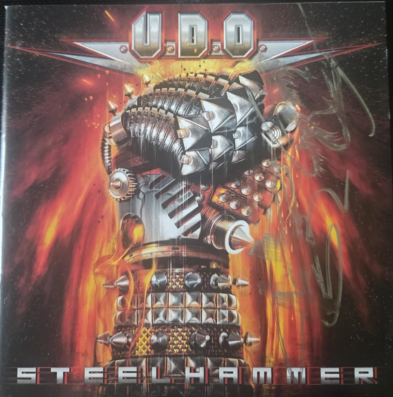 Image of U.D.O. - Steelhammer - SIGNED CD UDO ACCEPT - ONLY 1 COPY