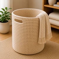 Image 4 of ELARA Handmade Laundry Basket 