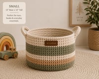 Image 1 of ELARA Kids Storage Basket