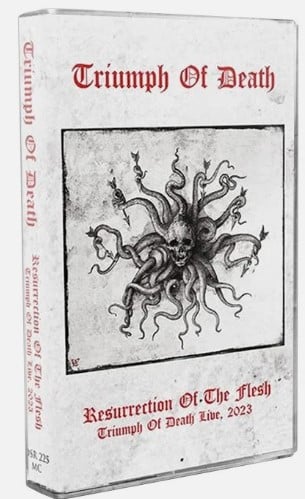 Image of TRIUMPH OF DEATH - Resurrection Of The Flesh - CASSETTE ONLY 1 IN STOCK - HELLHAMMER