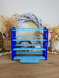 Image 1 of Collectors stand - Blue multicoloured