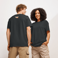 Image 7 of Plain Organic Cotton Shirt WH on Back (Dark Colors up to 5XL)