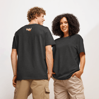 Image 6 of Plain Organic Cotton Shirt WH on Back (Dark Colors up to 5XL)