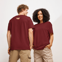 Image 5 of Plain Organic Cotton Shirt WH on Back (Dark Colors up to 5XL)