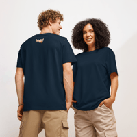 Image 8 of Plain Organic Cotton Shirt WH on Back (Dark Colors up to 5XL)