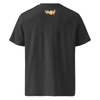 Image 9 of Plain Organic Cotton Shirt WH on Back (Dark Colors up to 5XL)