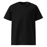 Image 2 of Plain Organic Cotton Shirt WH on Back (Dark Colors up to 5XL)