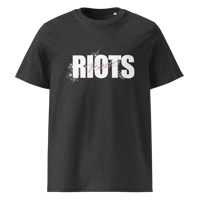 Image 2 of Tender Riots Organic Cotton Shirt (White Logo up to 5XL)