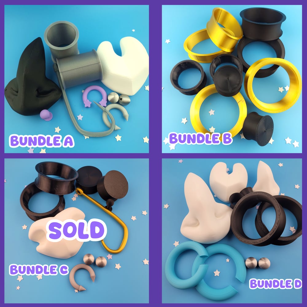 Image of OOPS! 10 Piece Fursuit Accessory Grab Bag, B-Grade Misprints