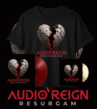 Image 1 of Copy of AUDIO REIGN – RESURGAM - T SHIRTS/TANK TOP/LONG SLEEVE T - LTD SIGNED RED VINYL/CD...