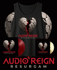 Image 2 of Copy of AUDIO REIGN – RESURGAM - T SHIRTS/TANK TOP/LONG SLEEVE T - LTD SIGNED RED VINYL/CD...