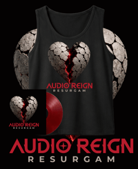 Image 2 of AUDIO REIGN – RESURGAM - T SHIRTS/TANK TOP/LONG SLEEVE T - LTD SIGNED RED VINYL BUNDLE