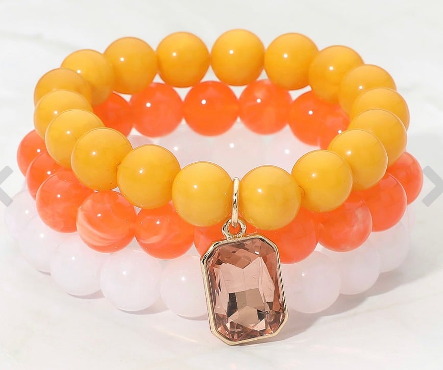 Image of 3PCS BEADED BRACELET 