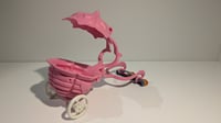 Image 3 of Vintage 1980s G1 My Little Pony UK Exclusive Baby Bow Tie’s Pink Stroller Pram