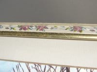 Image 7 of Vintage Watercolour Painting, Shotwick Chesire St Michael's Church by M Sharp, Framed (frame wear)