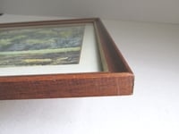 Image 18 of Vintage Watercolour Painting, Woodland Trees Landscape by F. T. Cambridge, Framed 