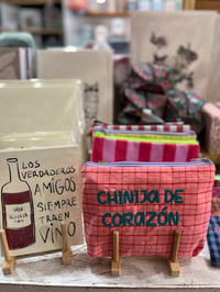 Image 1 of Neceser bordado Chinija de corazón 