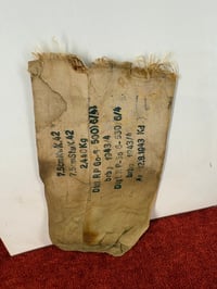 Image 2 of WW2 (Nazi Germany) Artillery Propellant Powder Bag - Panther Tank Main Gun