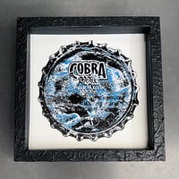 Image 1 of COBRA BEER BOTLLE TOP • 1/2 Artist Proof • SUPPLIED FRAMED ready to hang