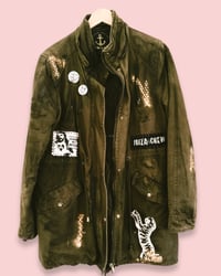 Image 2 of CREW UNISEX DRAMA ¥ VILLAGE PUNK ¥ IBIZA ¥ PARKA  ¥ UPCYCLED  ¥ 