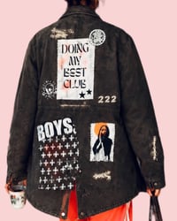 Image 3 of CREW UNISEX DRAMA ¥ VILLAGE PUNK ¥ IBIZA ¥ PARKA  ¥ UPCYCLED  ¥ 