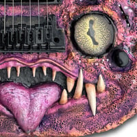 Image 4 of "Abyssal Rock" custom (working) Jackson guitar