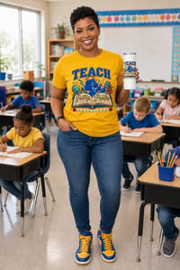Image 1 of Pretty Poodles Teach Tee