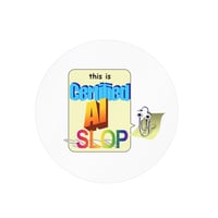 Image 1 of Certified AI Slop Sticker