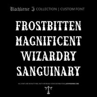 Image 2 of Big Iron (5 styles) - Custom Font