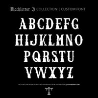 Image 3 of Big Iron (5 styles) - Custom Font
