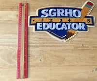 Image 3 of  Sigma Gamma Rho Educator Pencil Pearl Jean Jacket 