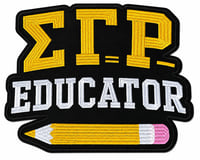 Image 5 of Sigma Gamma Rho Educator Pearl Denim Jacket 