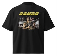 Image 1 of Rambo Oversized Tshirt Black/Navy