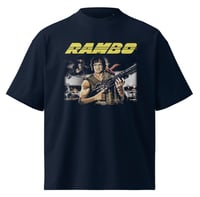 Image 2 of Rambo Oversized Tshirt Black/Navy