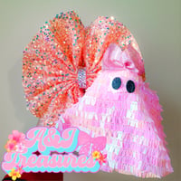 Pink ghost bow