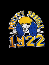  Sgrho pretty poodle Large Patch