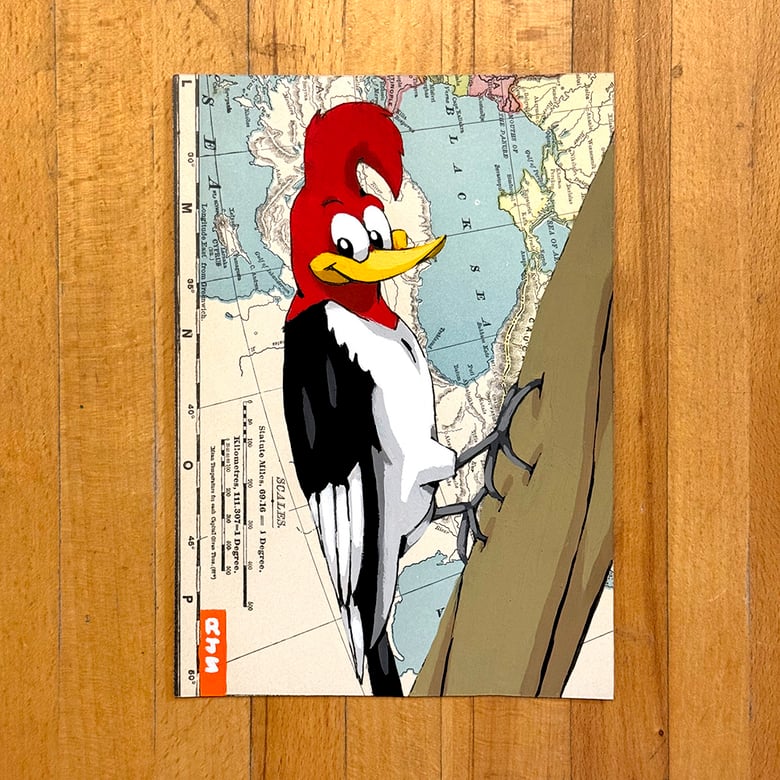 Image of Woody / unframed original painting