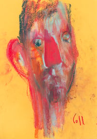 Image 2 of Attendance - Sketchbook Drawing in Soft Pastels on Paper 
