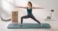 Image 2 of Fit Anywhere Non-Slip Exercise Yoga Mat
